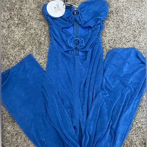 Princess Polly Lillie royal blue jumpsuit